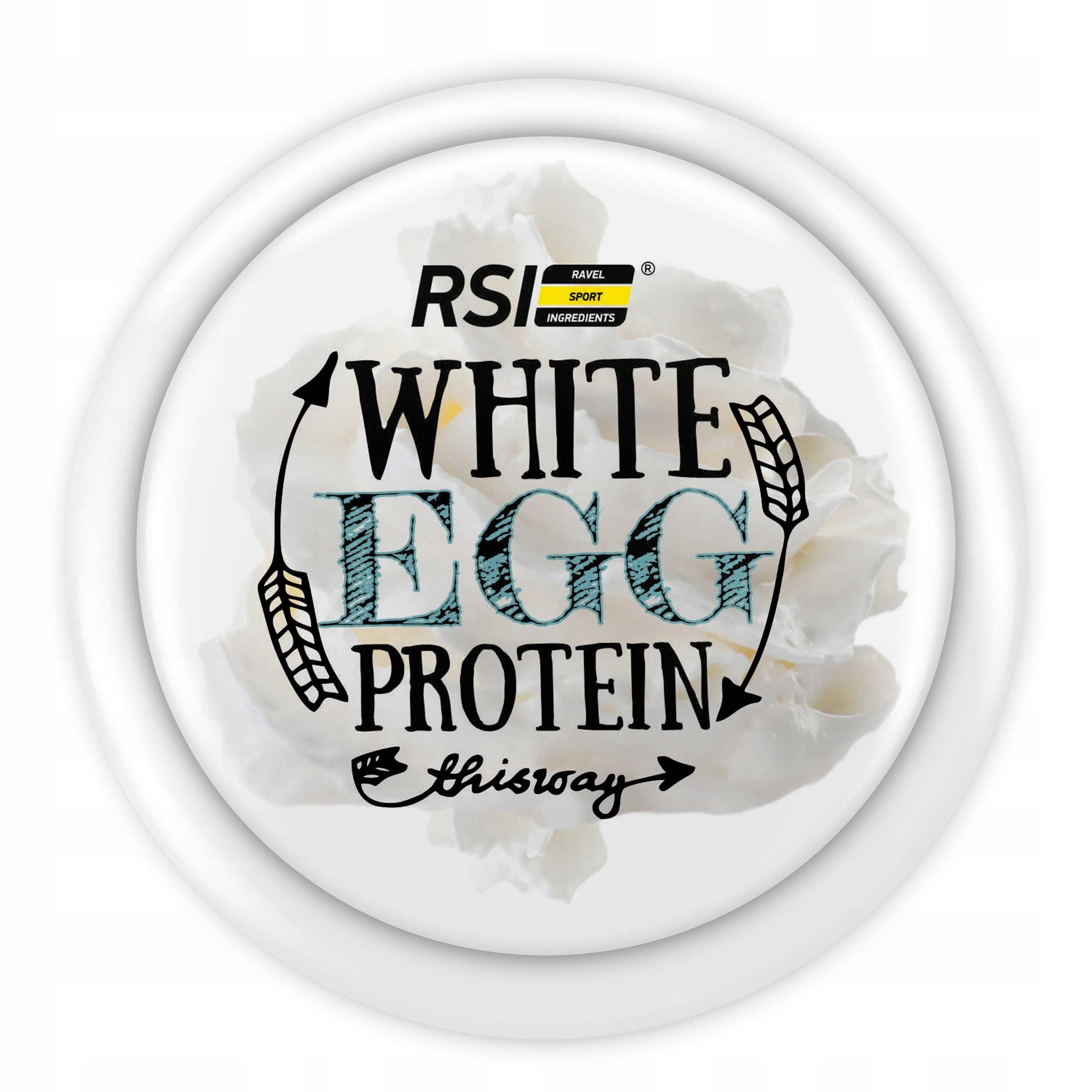 RSI EGG WHITE PROTEIN 510g ALBUMINA EGG WHITE REGENERATION NATURAL DIET EAN (GTIN) 5903631580604