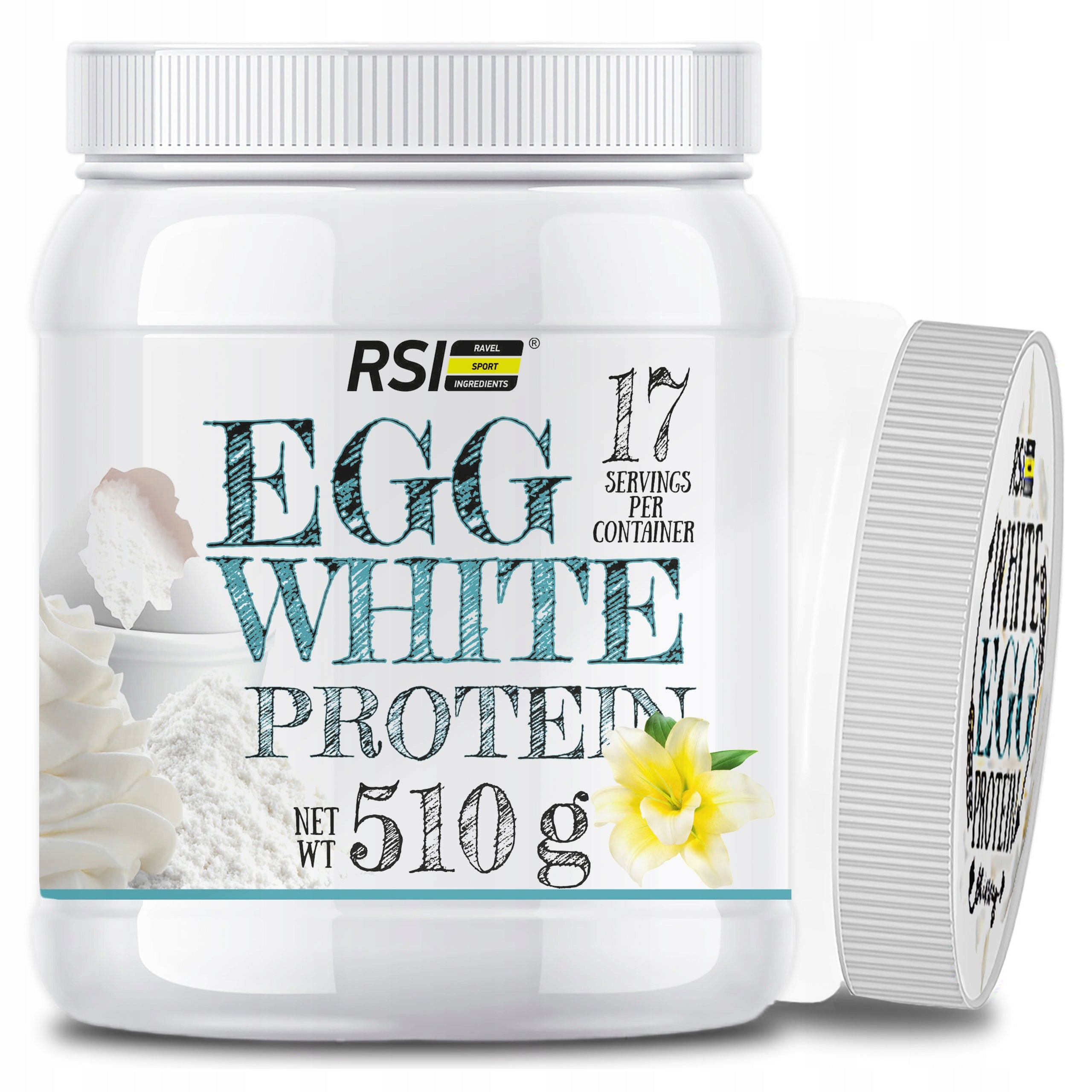 RSI EGG WHITE PROTEIN 510g ALBUMINA EGG WHITE REGENERATION VANILLA DIET