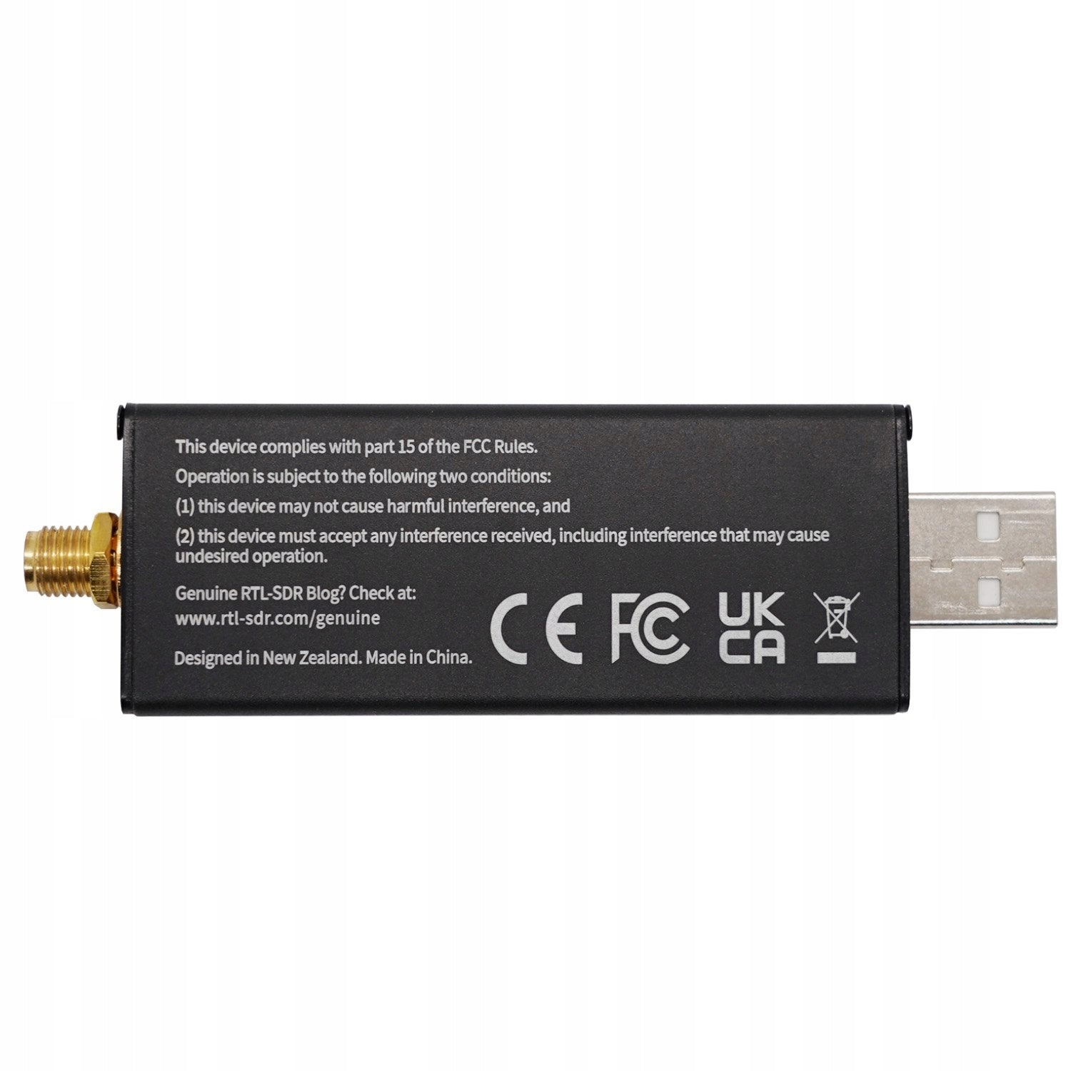 RTL-SDR RTL2832U DVB-T V4 receiver SDR 500kHz - 1766MHz + dipole antennas Manufacturer code RTL-SDR V4