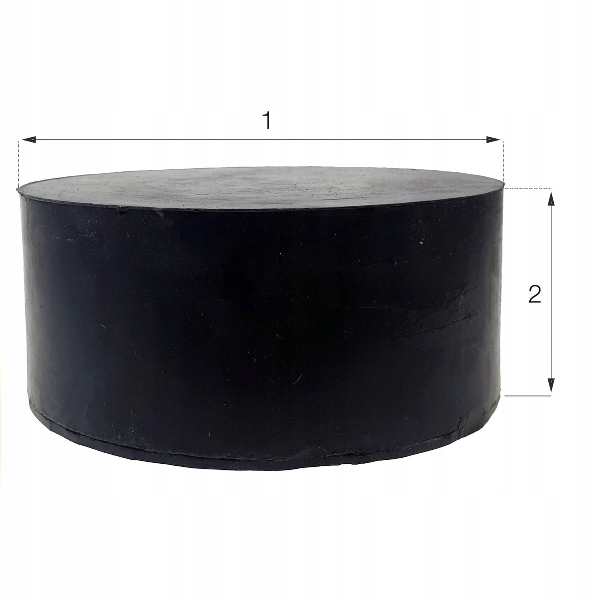RUBBER BACKING FOR FROG JACK 100X40MM - STIX Product weight with unit packaging 0.4 kg