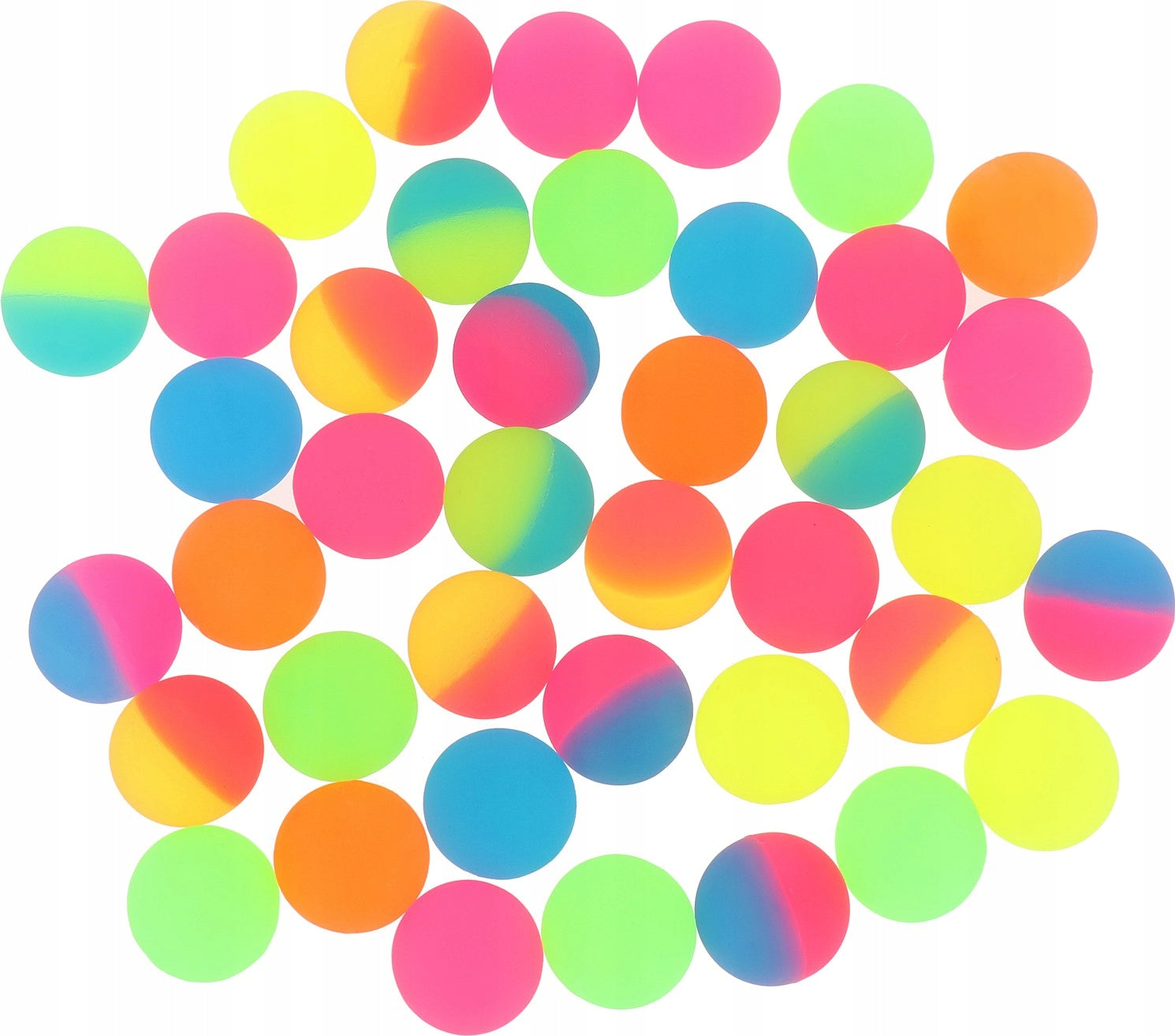 RUBBER BALL COLORED BALL 10 pcs