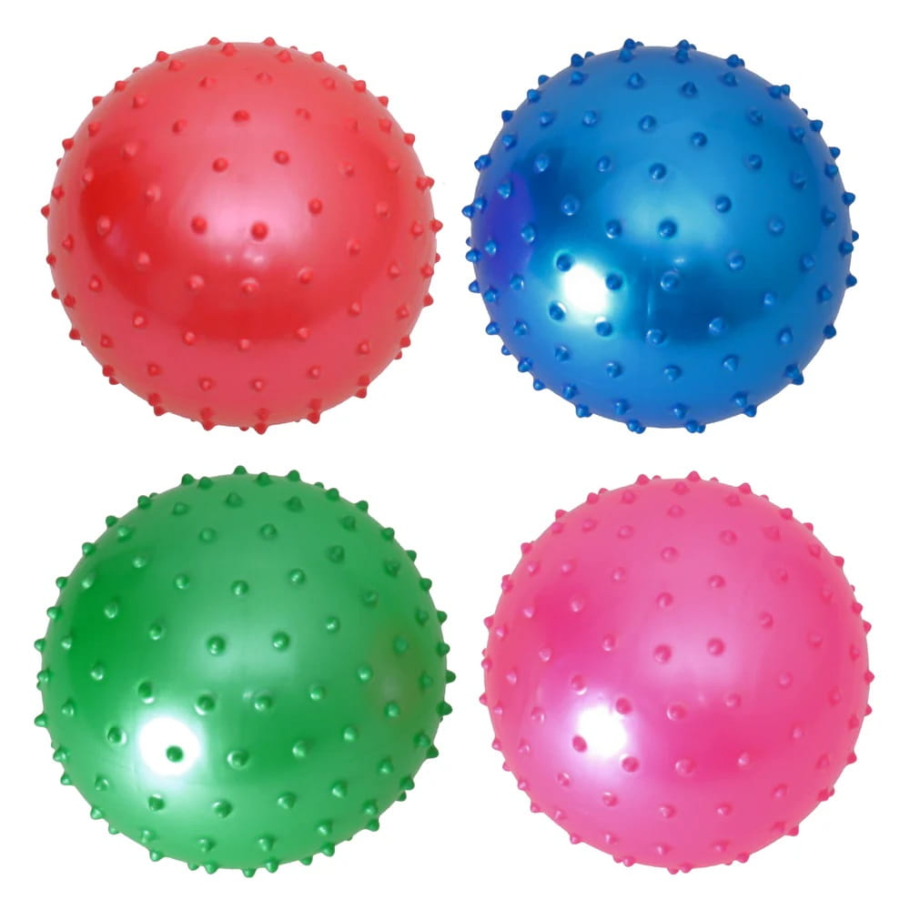 RUBBER BALL SPIKES PVC 23CM BEACH COLORFUL Kind rubber