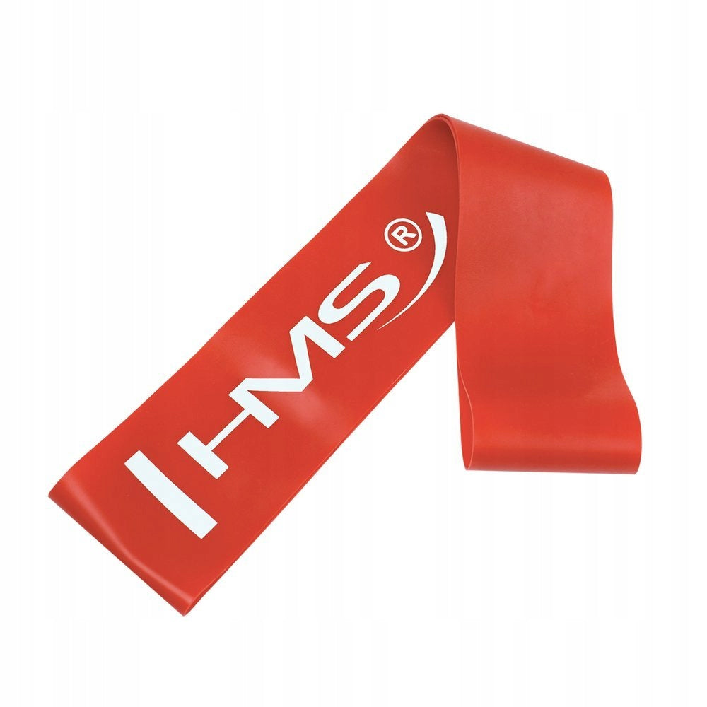 RUBBER BAND EXERCISE TAPE RESISTANCE 9-16 KG HMS Color red