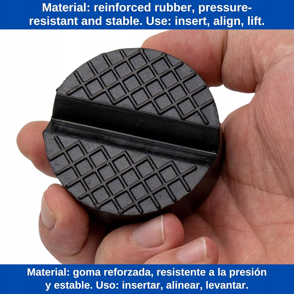 RUBBER COVER FOR CAR LIFT Ø65MM V-GROOVE UP TO 3,5T Manufacturer code NAKŁADKA PODNOŚNIK SAMOCHODOWY GUMOWA JA