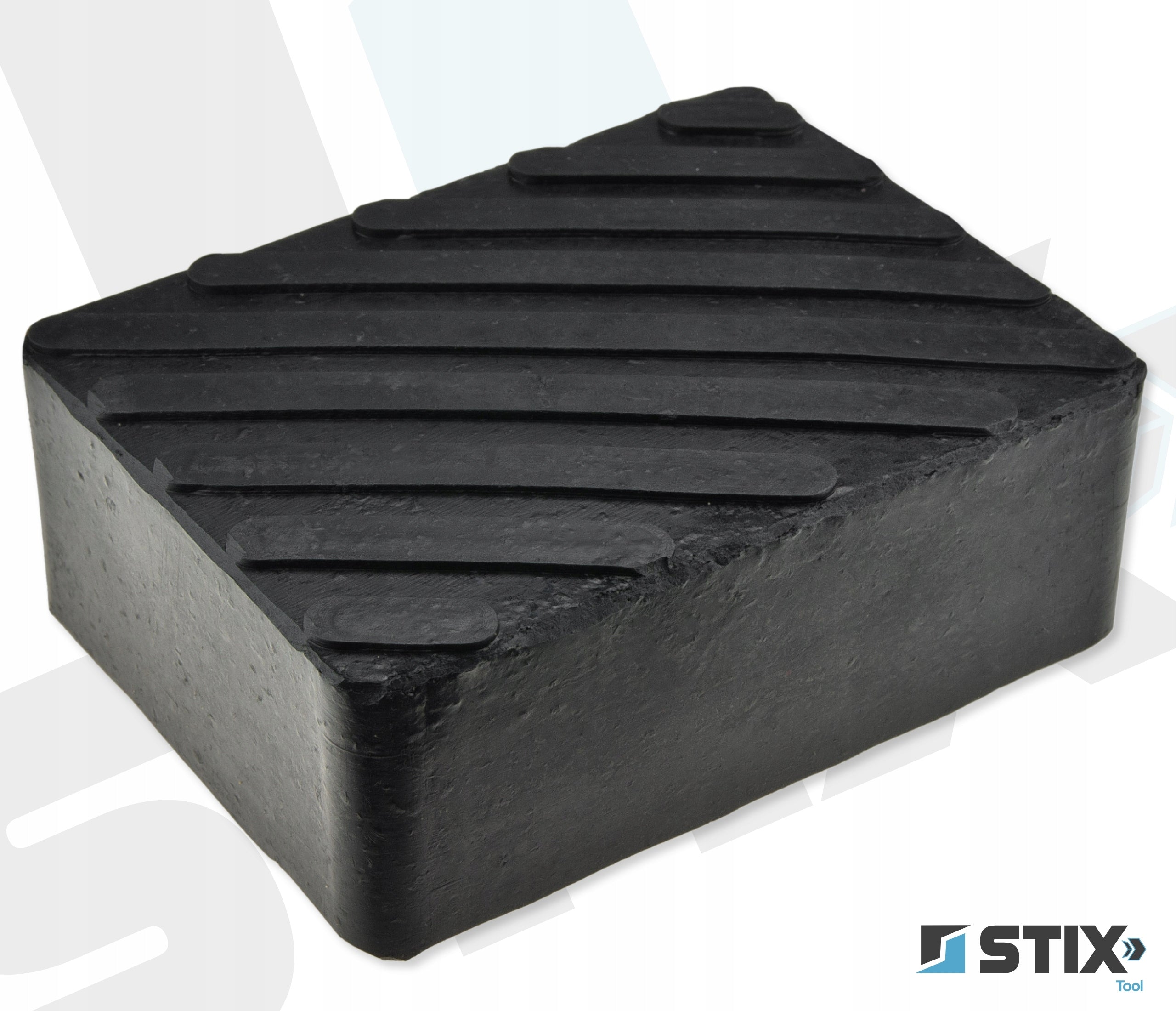 RUBBER CUBE RUBBER PAD FOR LIFT 165 x 120 x 60 mm STIX Brand Stix