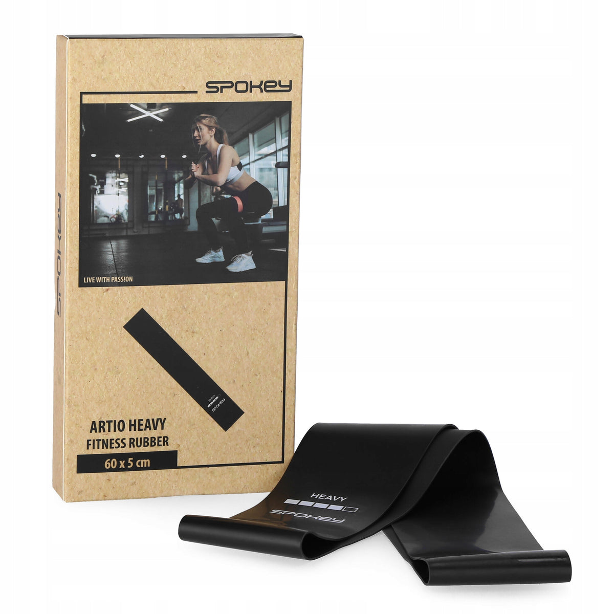 RUBBER FITNESS DEGREE OF RESISTANCE - 11,3-13,6 kg - 60x5cm