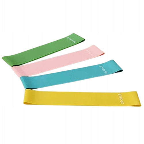 RUBBER FITNESS EXERCISE TAPES 3 PIECES SET