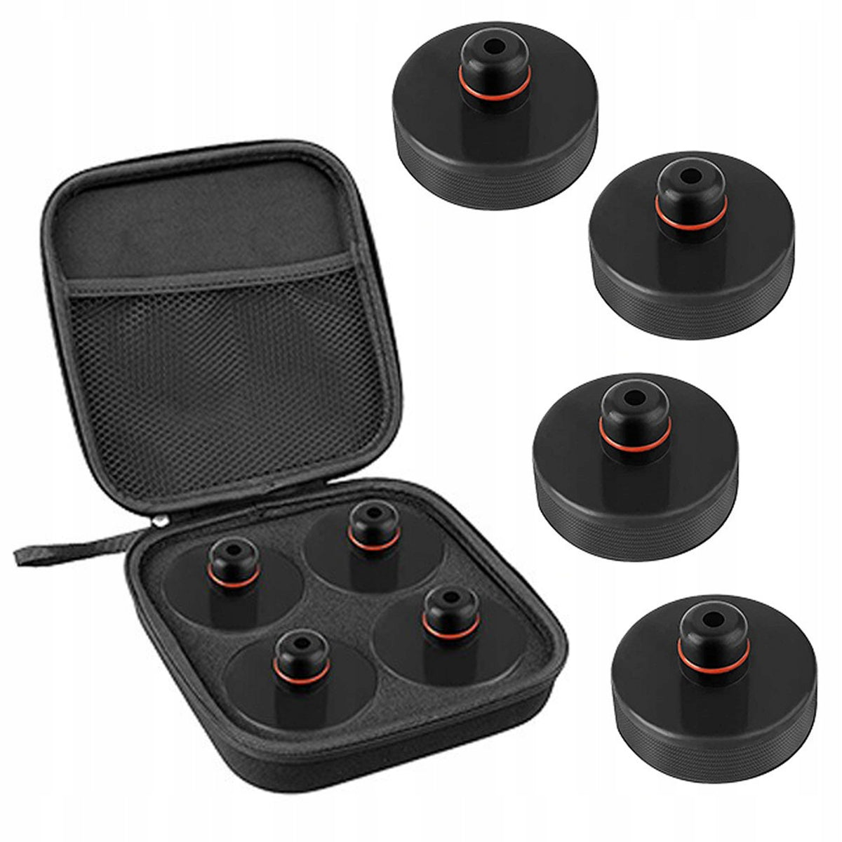 RUBBER JACK PAD KIT FOR TESLA MODEL 3/X/S CHASSIS LIFT ADAPTER 4 PCS