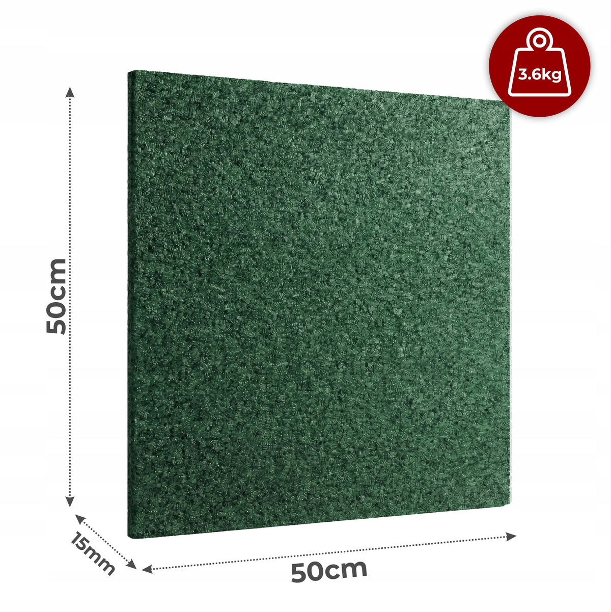 RUBBER MAT CUSHIONING SURFACE gym for equipment treadmill weights Packaging status original