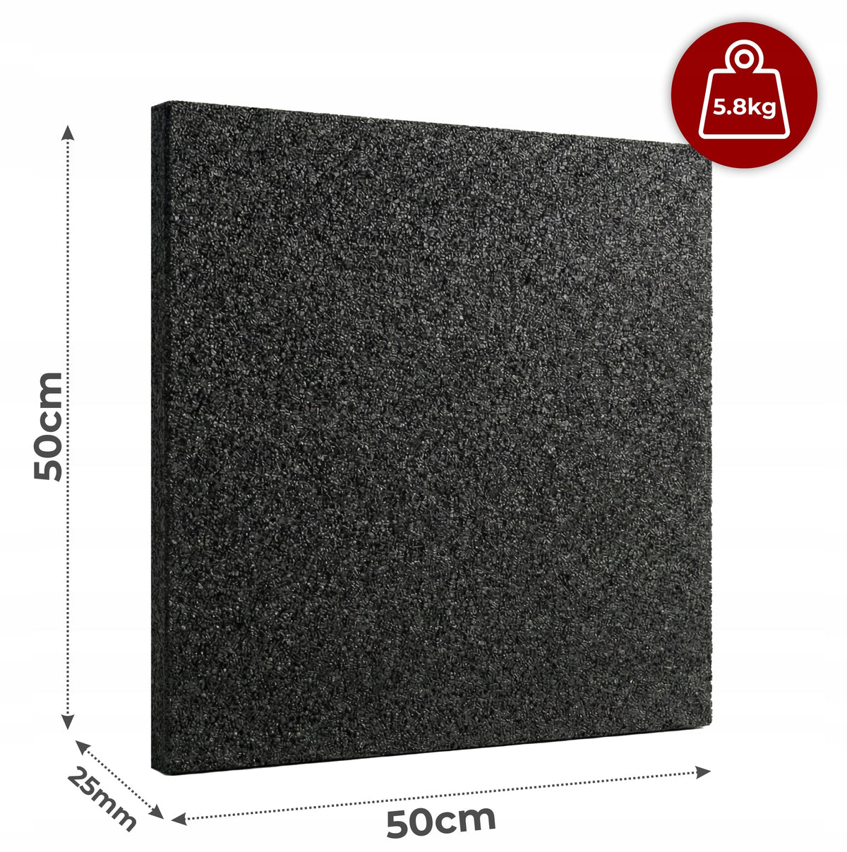 RUBBER MAT CUSHIONING gym for equipment treadmill weights Packaging status original
