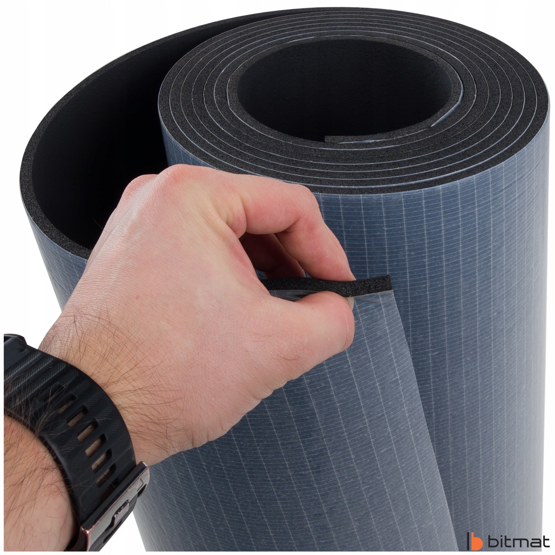 RUBBER MAT soundproofing FOAM 6mm self-adhesive warming soundproofing Brand Bitmat