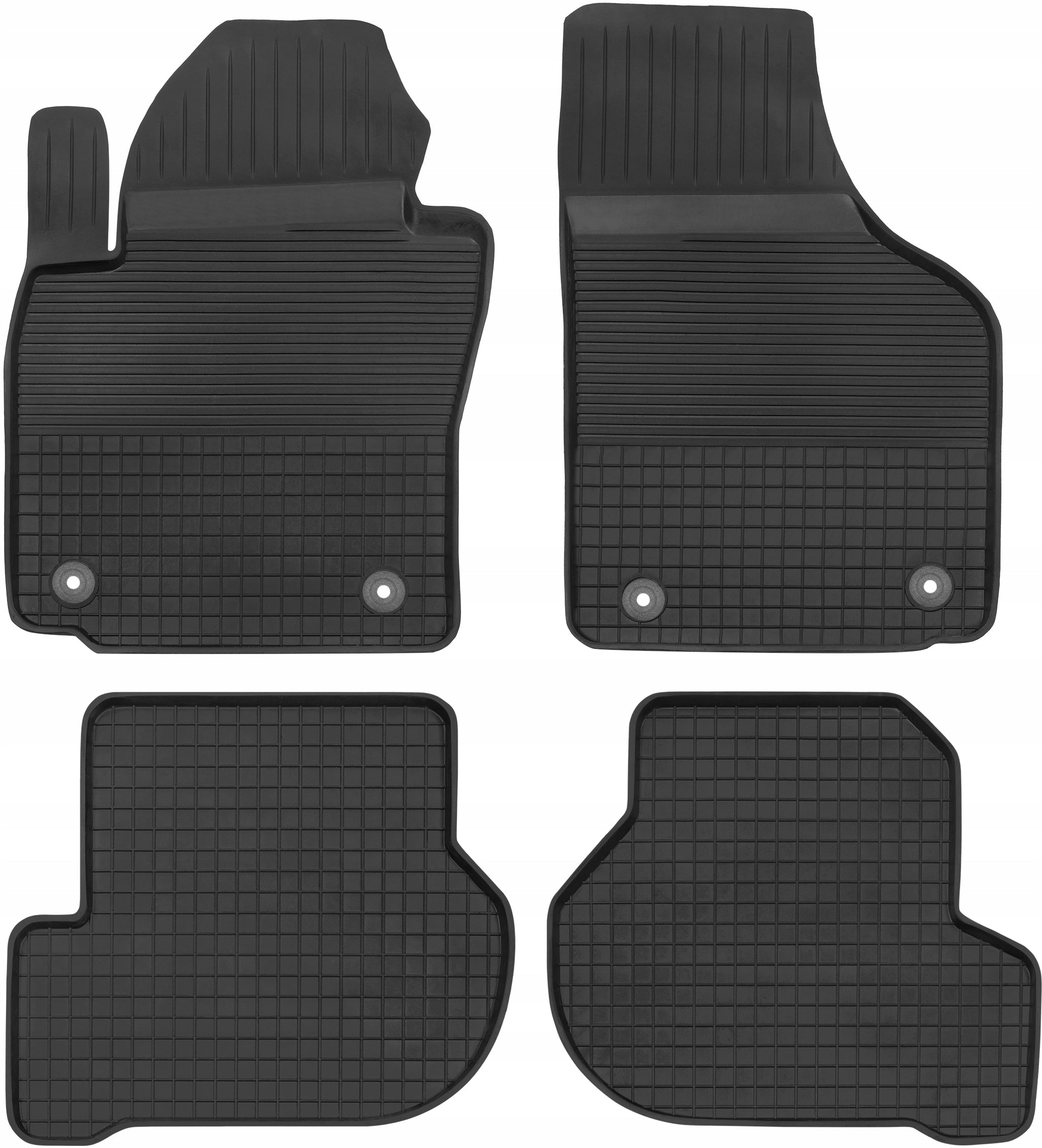RUBBER MATS FOR VW VOLKSWAGEN GOLF 5 V 6 VI (2003-2013) + STOPWATCHES