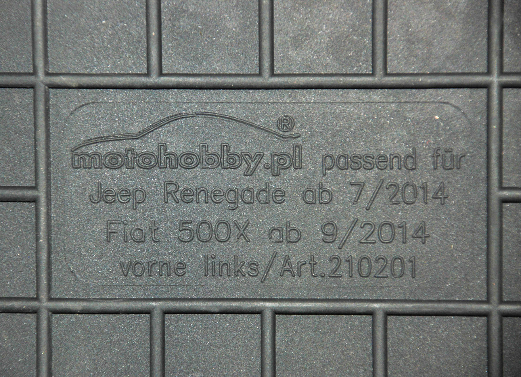RUBBER MATS for Alfa Romeo Tonale 965 / 965 Hybrid (since 2022) Manufacturer Motohobby