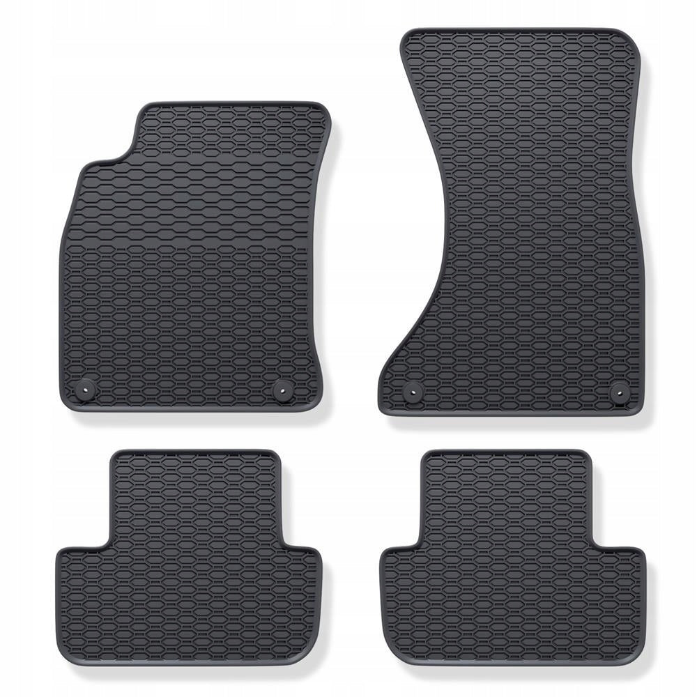 RUBBER MATS for Audi A4 B8 Avant, Limousine - 2007-2015 4 pcs. black Manufacturer Geyer-Hosaja