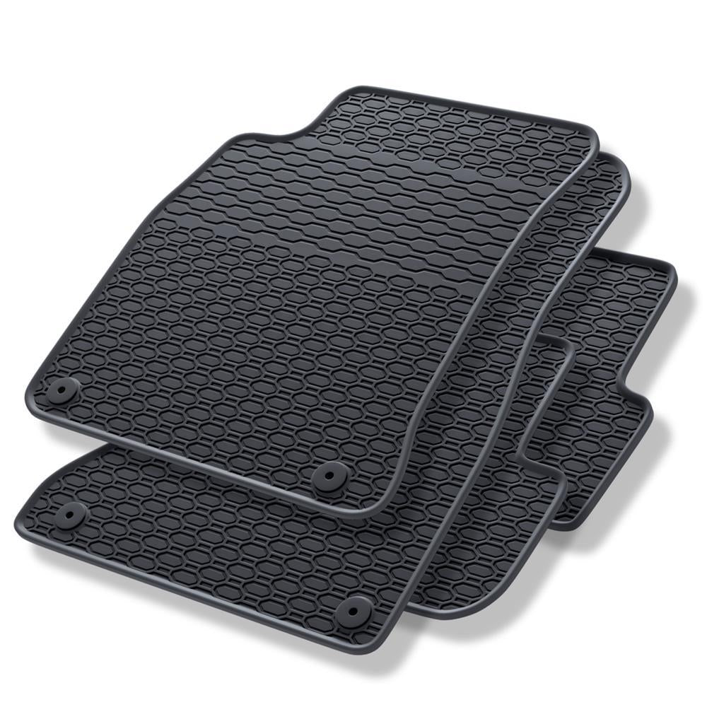 RUBBER MATS for Audi A4 B8 Avant, Limousine - 2007-2015 4 pcs. black