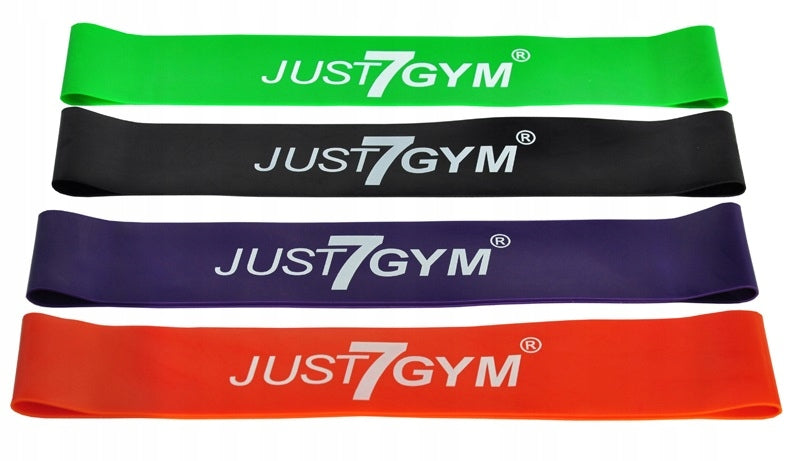 RUBBER MINI BAND FITNESS RESISTANCE BAND FOR EXERCISE Color red