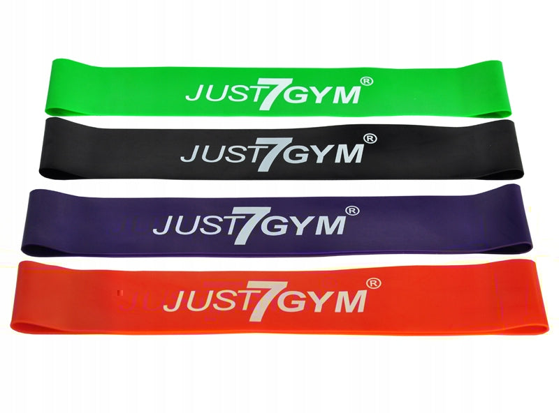 RUBBER MINI BAND FITNESS RESISTANCE TAPE FOR EXERCISES Color green