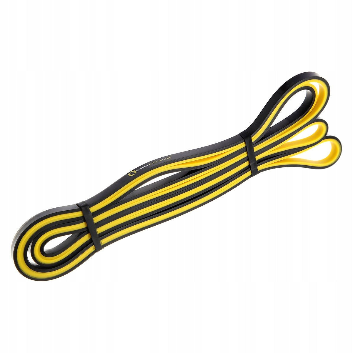 RUBBER POWER BAND HMS GU06 FITNESS TAPE YELLOW 4,5-13,5 kg