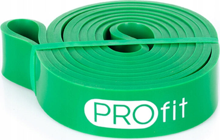 RUBBER PROFIT POWER BAND GREEN 208X0,45X2,9 CM SL2607 Color green