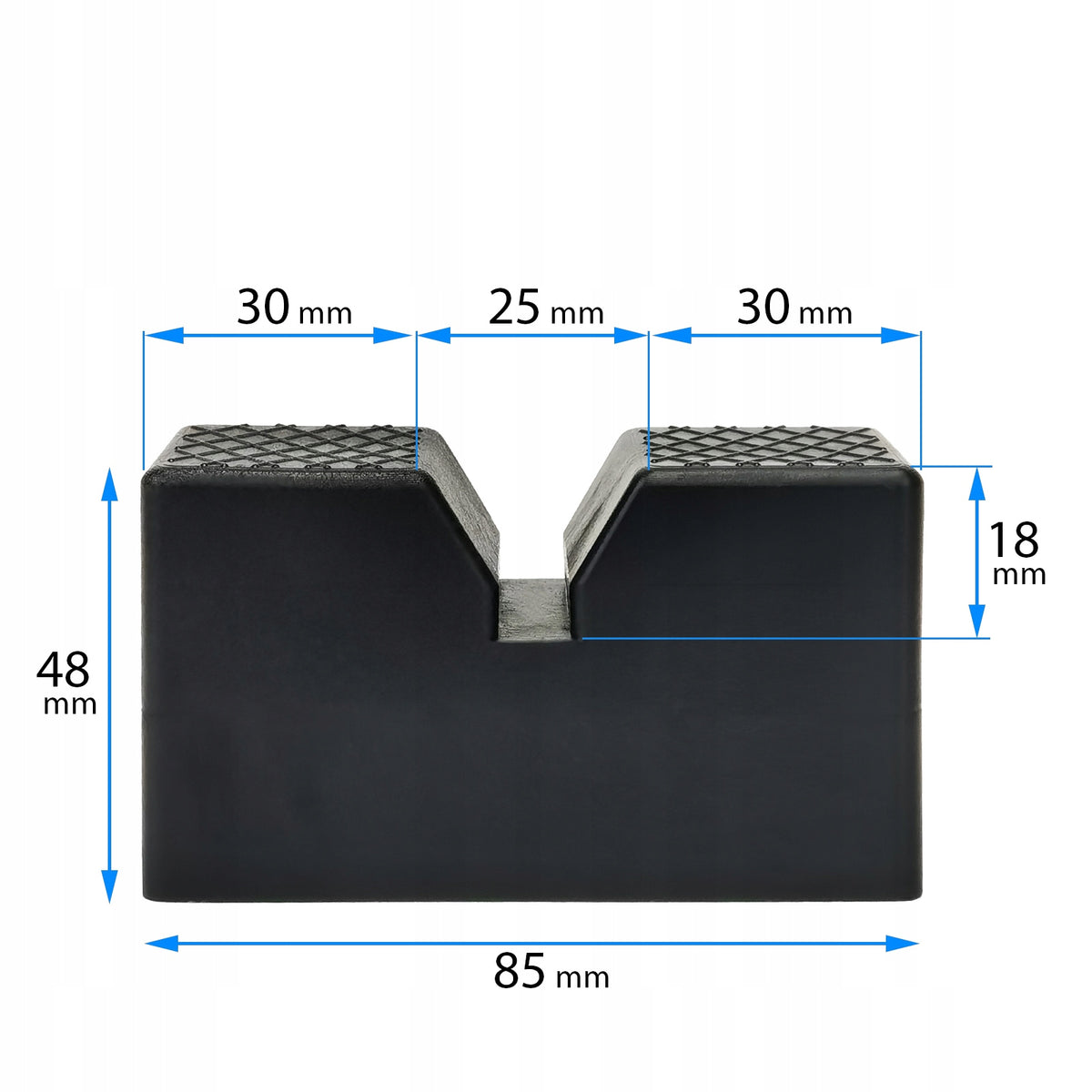RUBBER PROTECTIVE RUBBER PADS 2PCS FOR MARE SUPPORTS MARE 3T THICK MAX Brand Verda