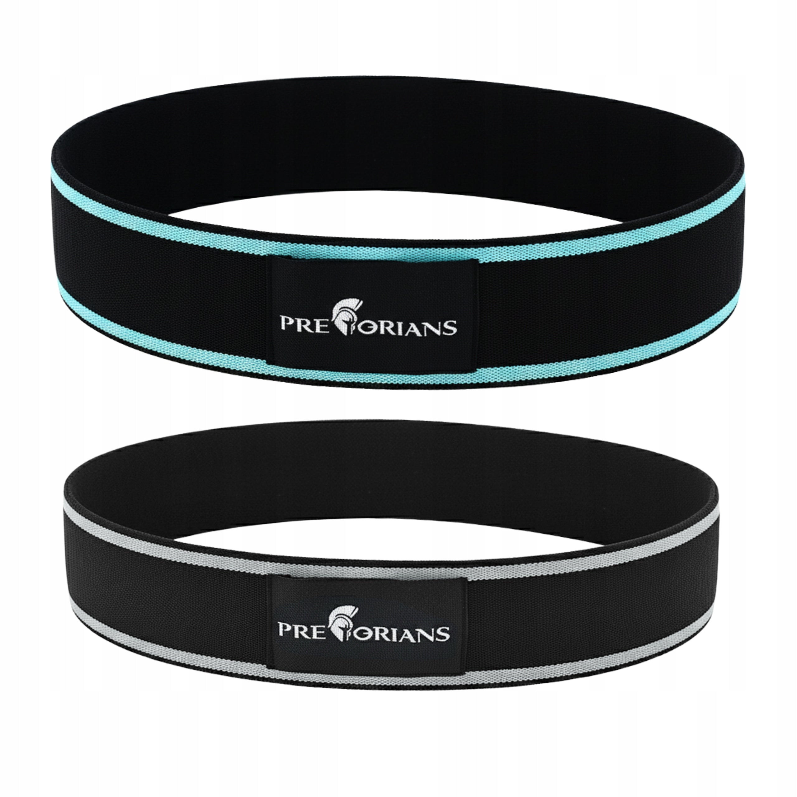 RUBBER RESISTANCE BANDS FOR EXERCISE MINI BAND FITNESS TRAINING RUBBER SET OF 2PCS Color black