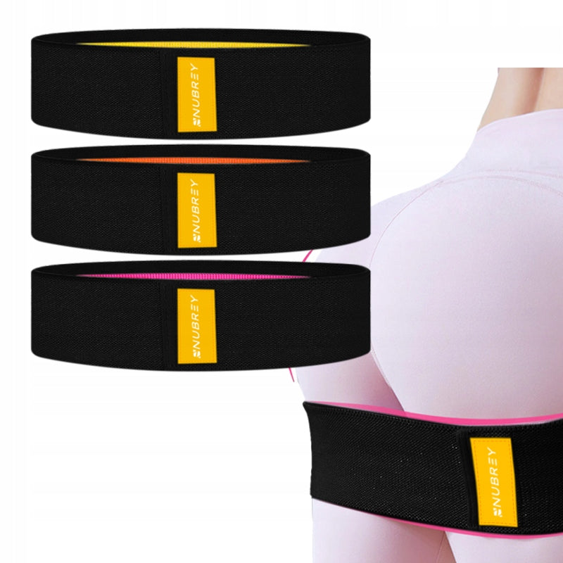 RUBBER RESISTANCE BANDS HIP BAND FOR STRETCHING EXERCISES RUBBER SET 3 PACK FITNESS
