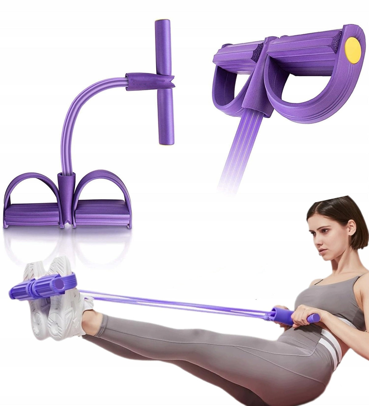 RUBBER RESISTANCE EXERCISE TAPE FOR WOMEN ABDOMINAL THIGH TRAINING ARMS EBOOK Packaging status original