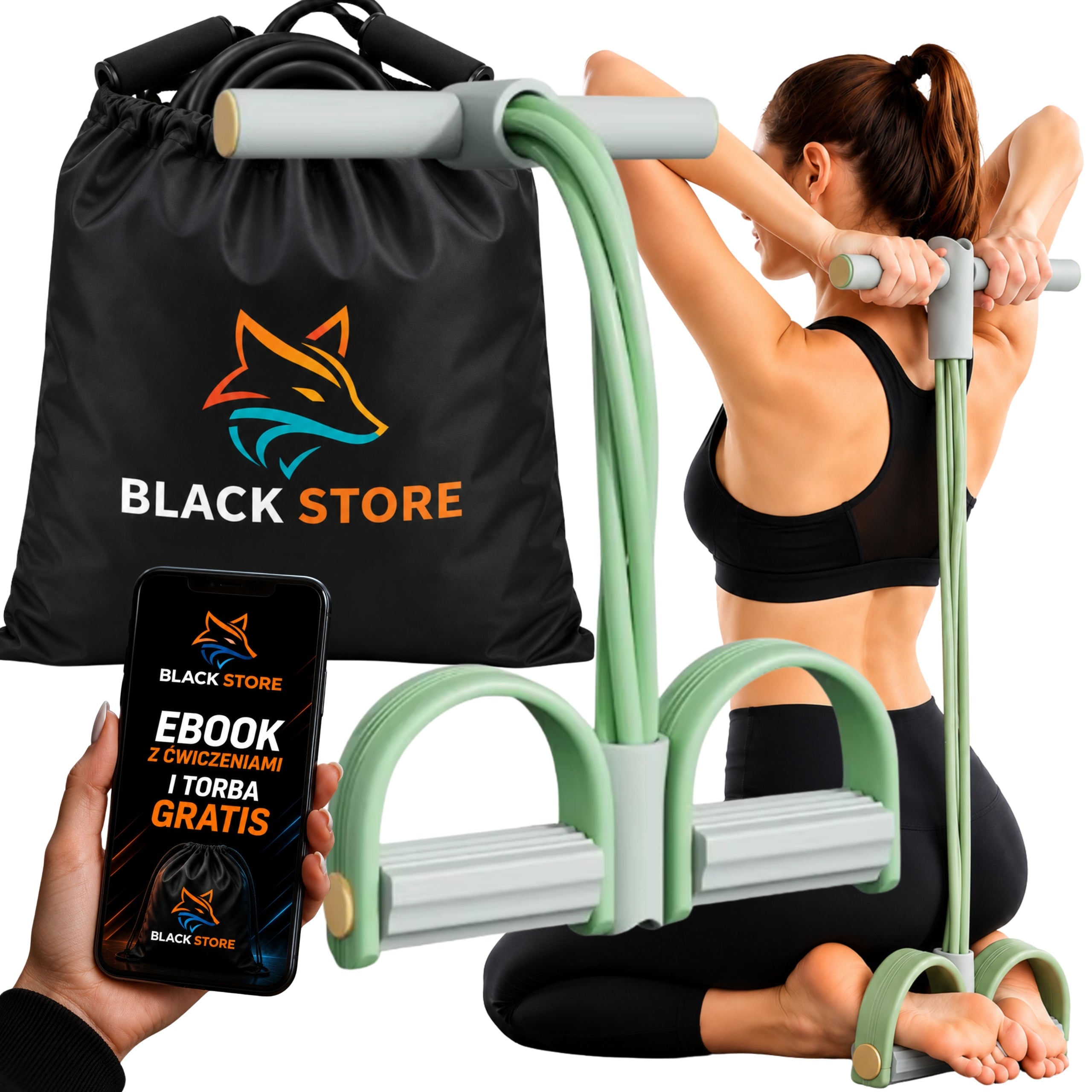 RUBBER RESISTANCE EXERCISE TAPE FOR WOMEN ABDOMINAL THIGH TRAINING ARMS EBOOK