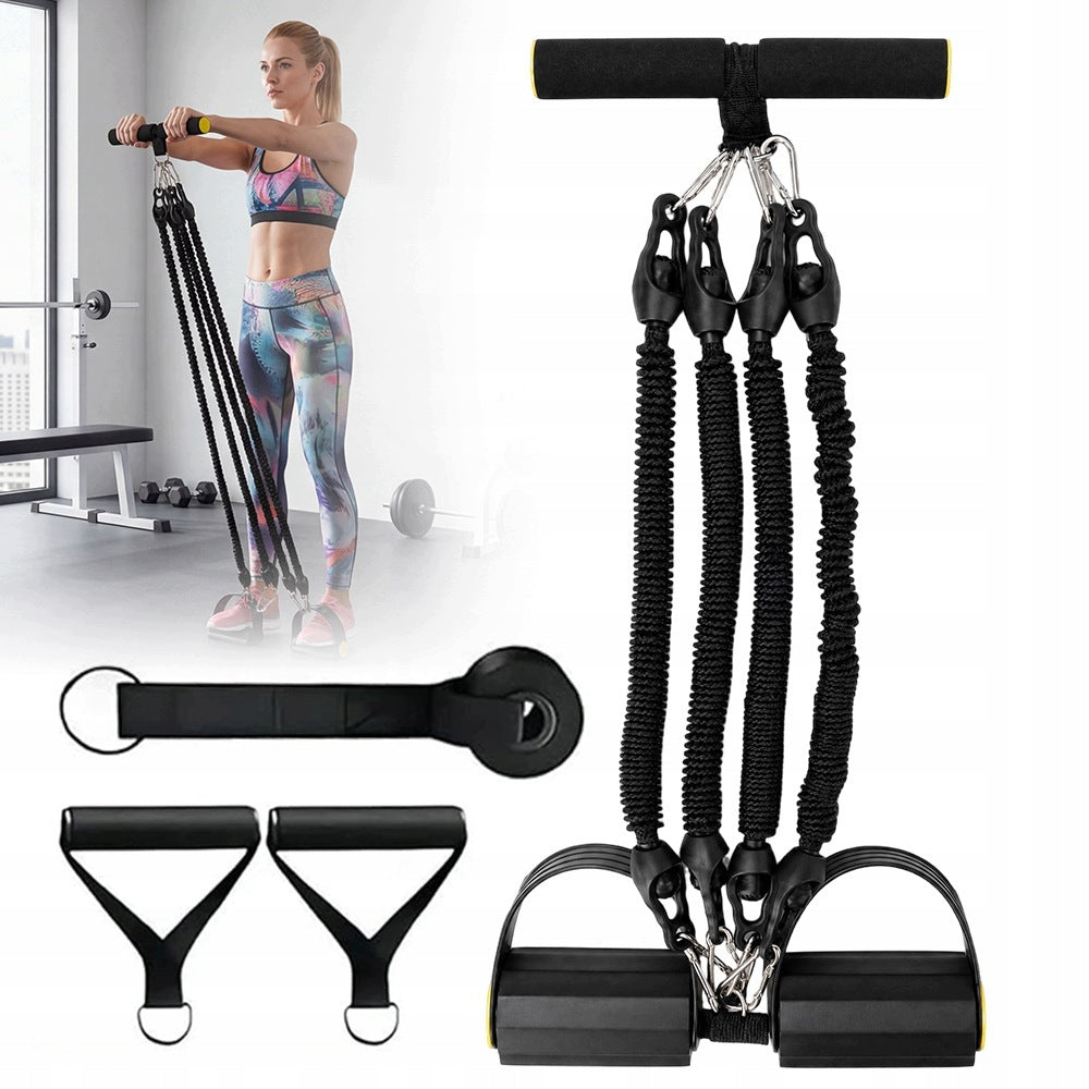 RUBBER RESISTANCE EXERCISE TAPE FOR WOMEN ABDOMINAL THIGH TRAINING ARMS