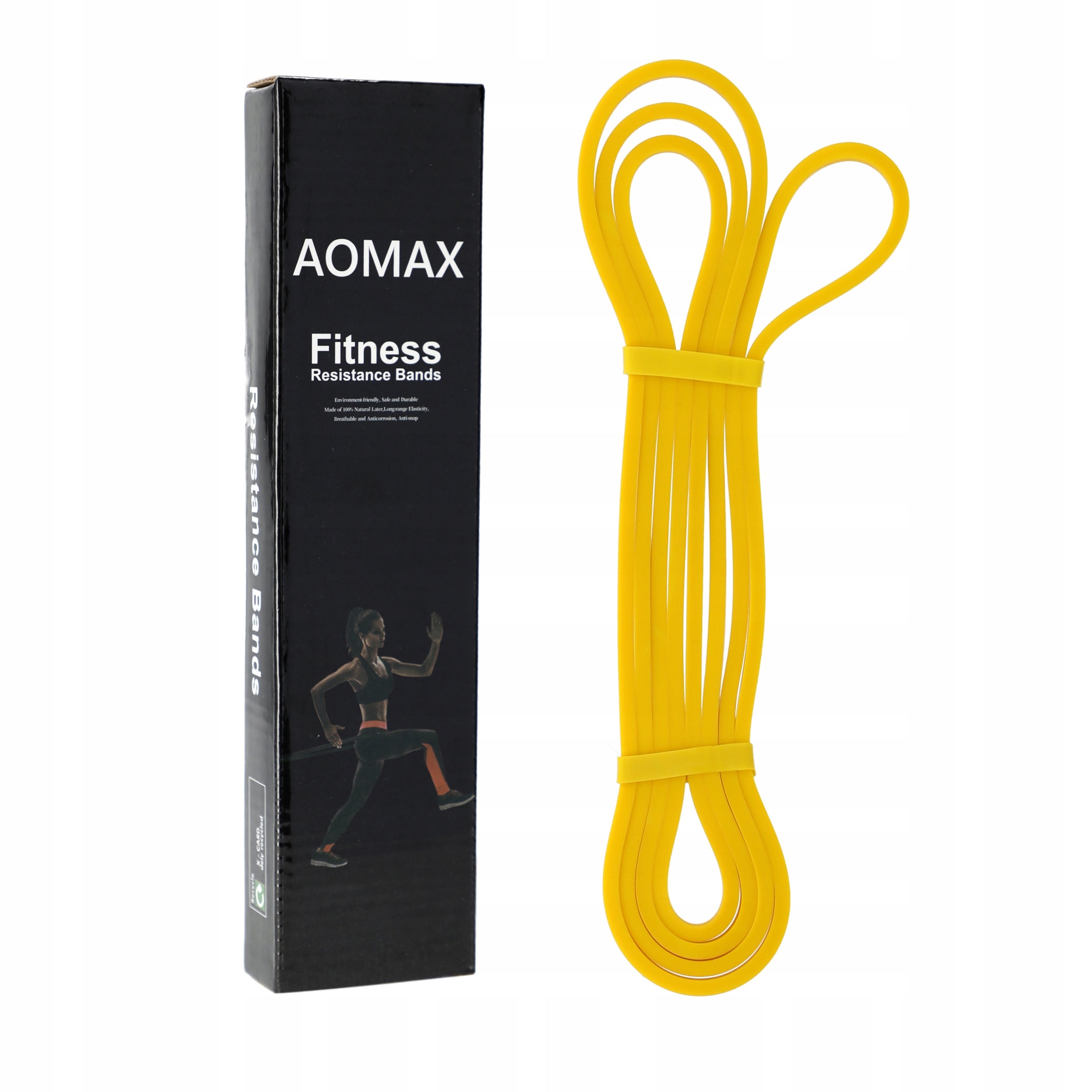 RUBBER RESISTANCE FITNESS EXERCISE TAPE CROSSFIT 3-7kg Packaging status original