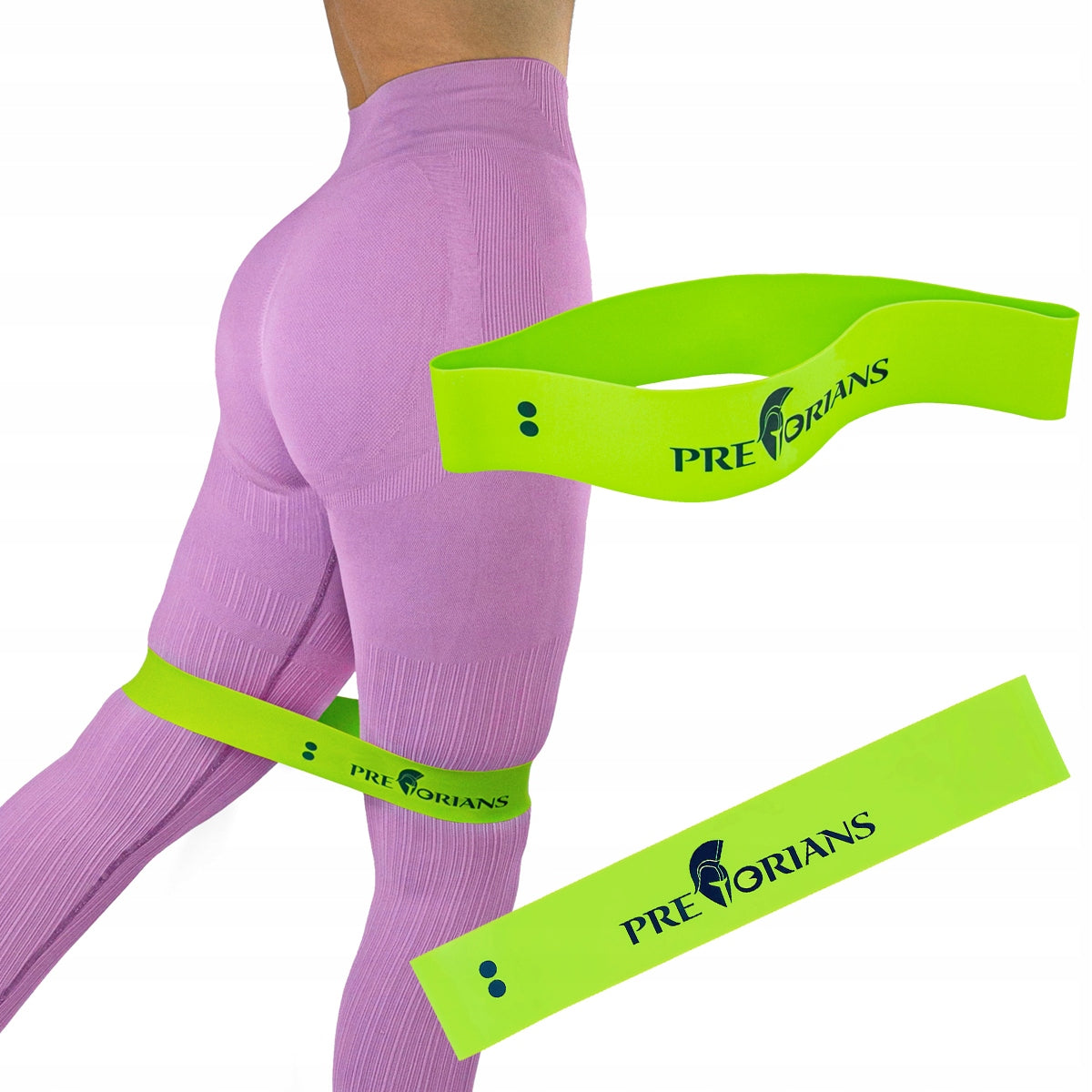 RUBBER RESISTANCE TRAINING EXERCISE TAPE WORKOUT MINI BAND FITNESS 17-21 kg