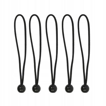 RUBBER ROPE WITH BALL FOR FIXING TARPAULIN SET OF 5
