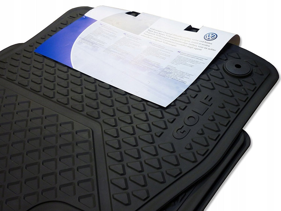 RUBBER RUGS VW GOLF VII 4 PCS FRONT + REAR ASO
