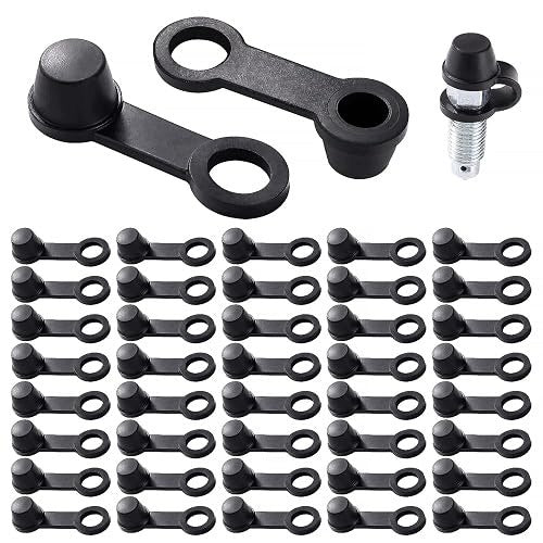 RUBBER SOCKETS FOR BRAKE VENT SCREW 8MM 40 PCS METAL Brand no brand