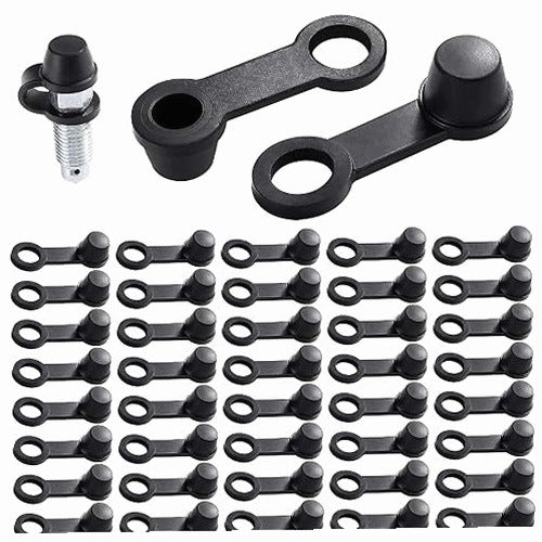 RUBBER SOCKETS FOR BRAKE VENT SCREW 8MM 40 PCS METAL