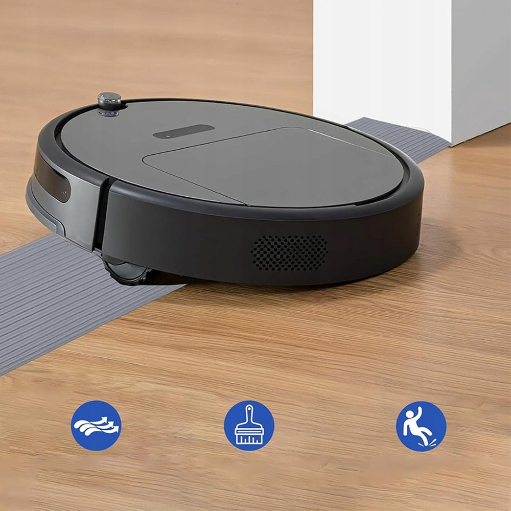 RUBBER THRESHOLD RAMP 150*8*3CM NON-SLIP FOR SCOOTER TROLLEYS GREY Product weight with unit packaging 2.25 kg