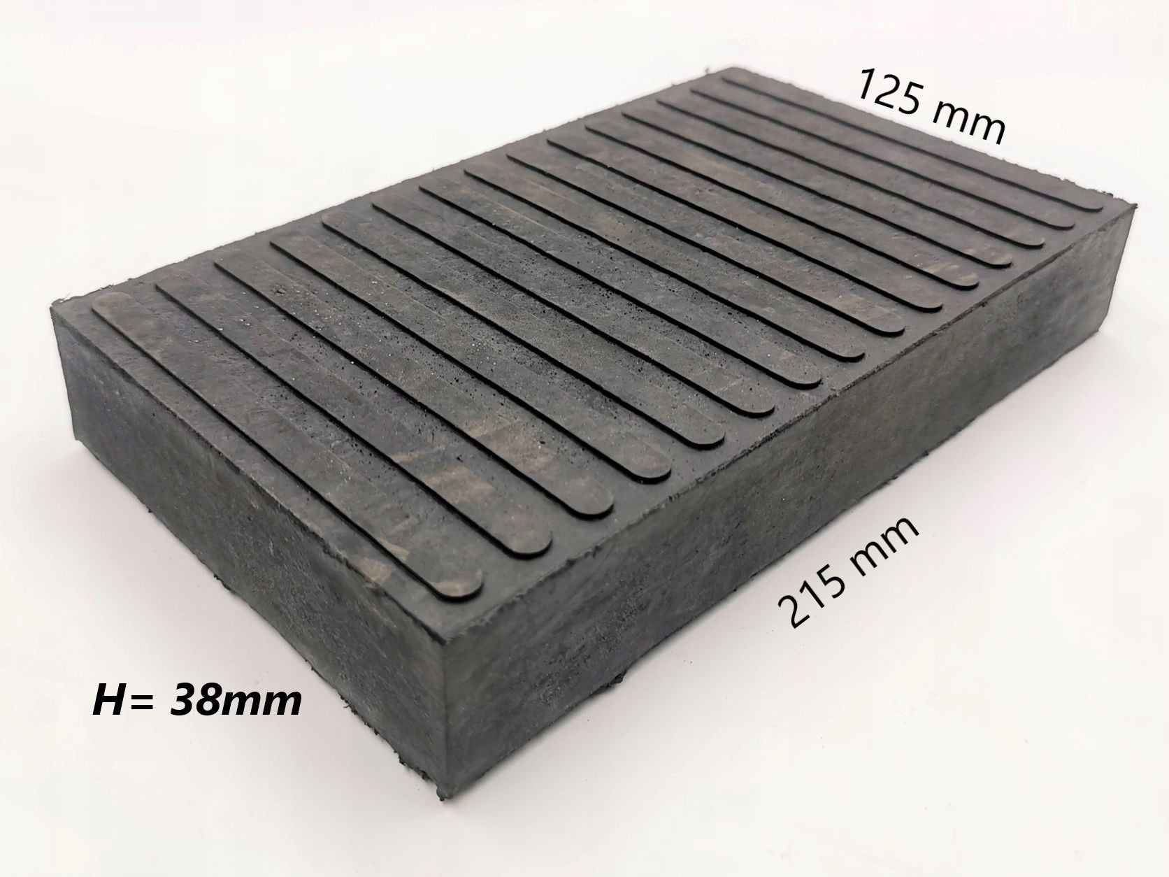 RUBBER backing RUBBER CUBE FOR LIFTING MACHINE 38x125x215 Manufacturer code RPS001-1072