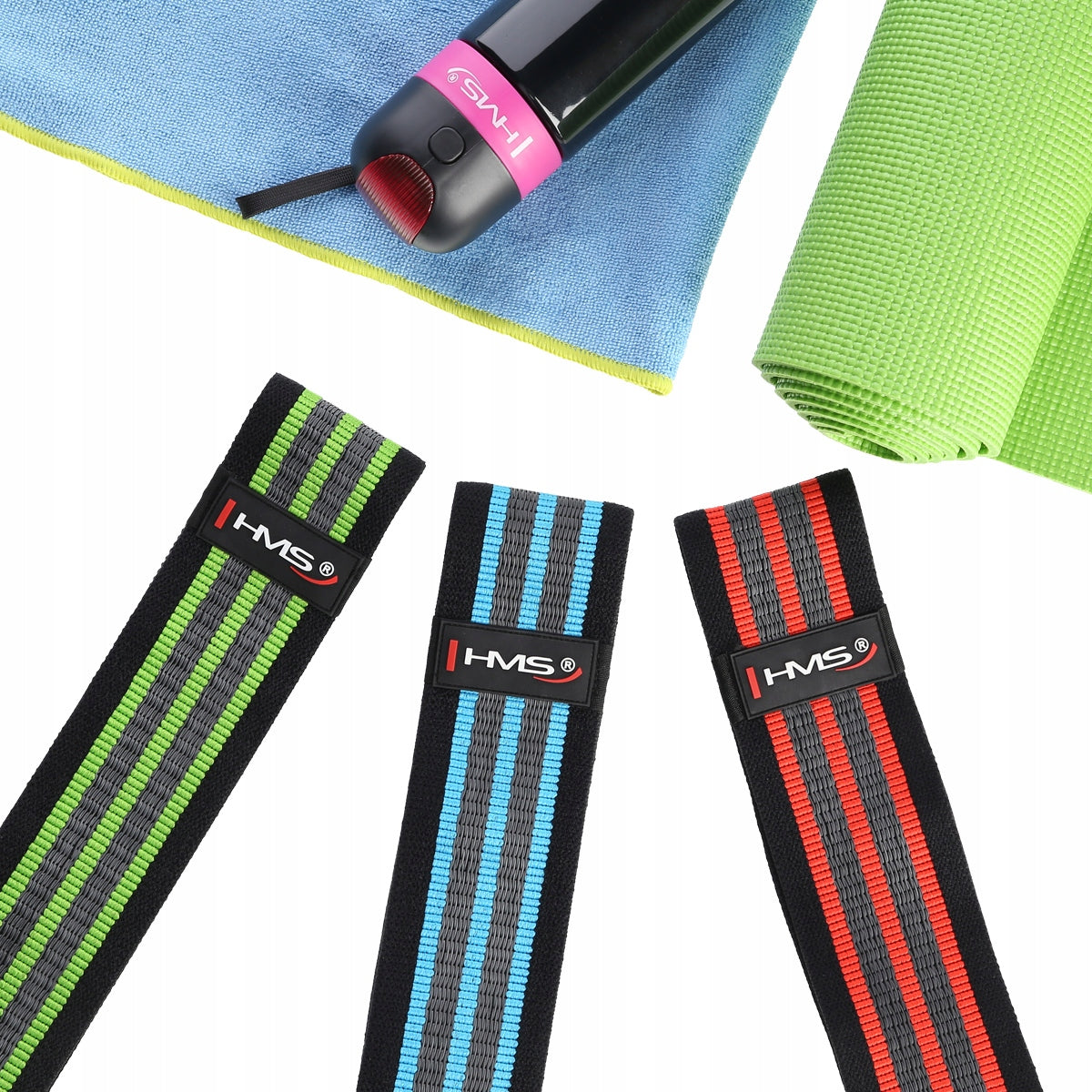RUBBERS EXERCISE TAPE 45-54,5 kg HIP BAND HMS 3pcs Manufacturer code HB12