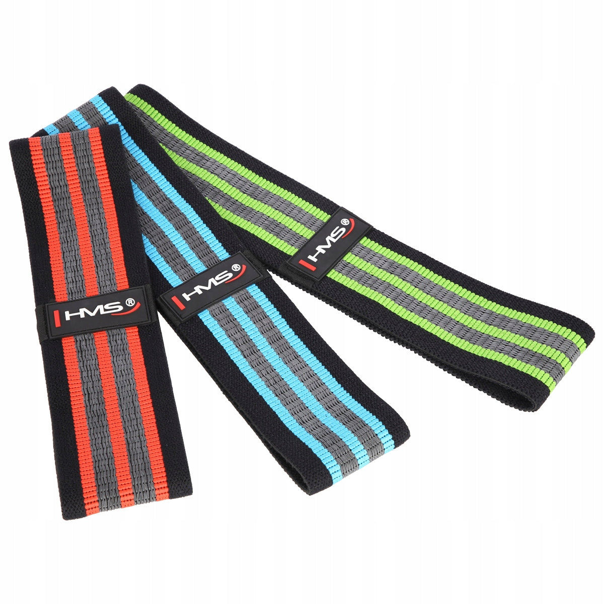 RUBBERS EXERCISE TAPE 45-54,5 kg HIP BAND HMS 3pcs Width 80 mm
