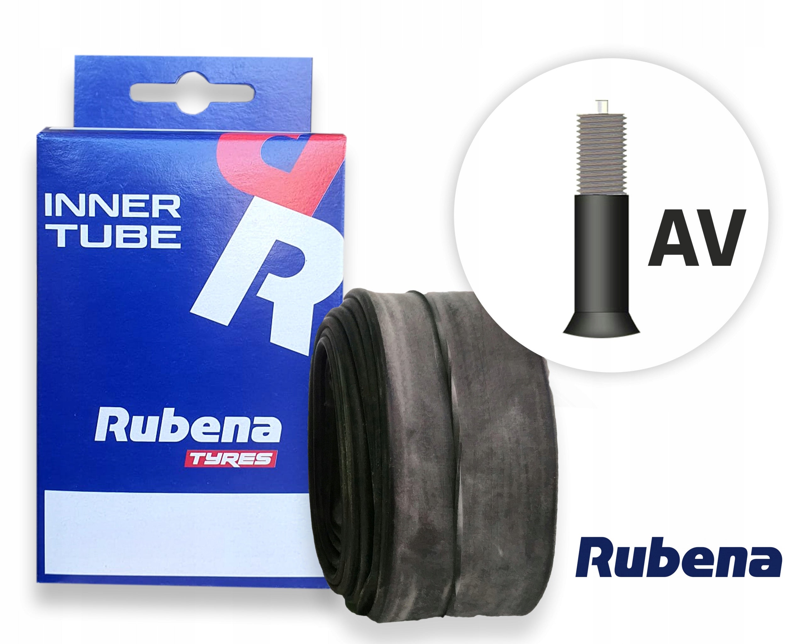 RUBENA AV40 bicycle inner tube - 26'' x 1 3/8 (28/47-584/597)