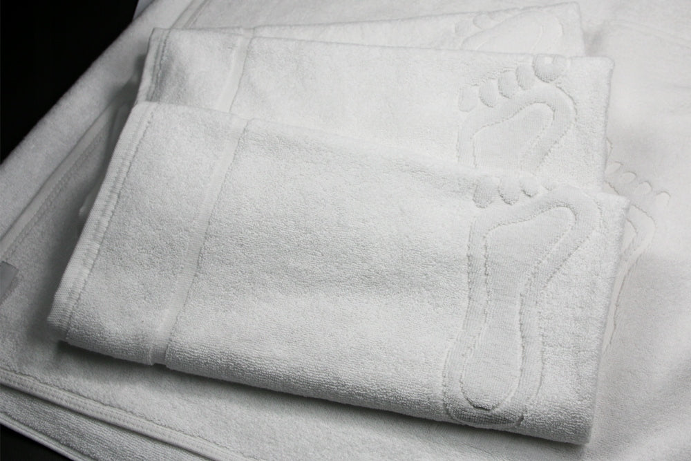RUG WHITE HOTEL BATHROOM FOOT TOWEL 50x70 FEET 650 GSM EAN (GTIN) 5905616284002