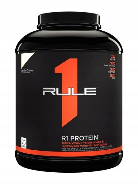 RULE1 Protein Vanilla Cream 2280g hydrolosate WPI WPH MASS SCULPTURE Expiration date not specified