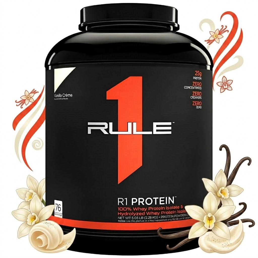 RULE1 Protein Vanilla Cream 2280g hydrolosate WPI WPH MASS SCULPTURE