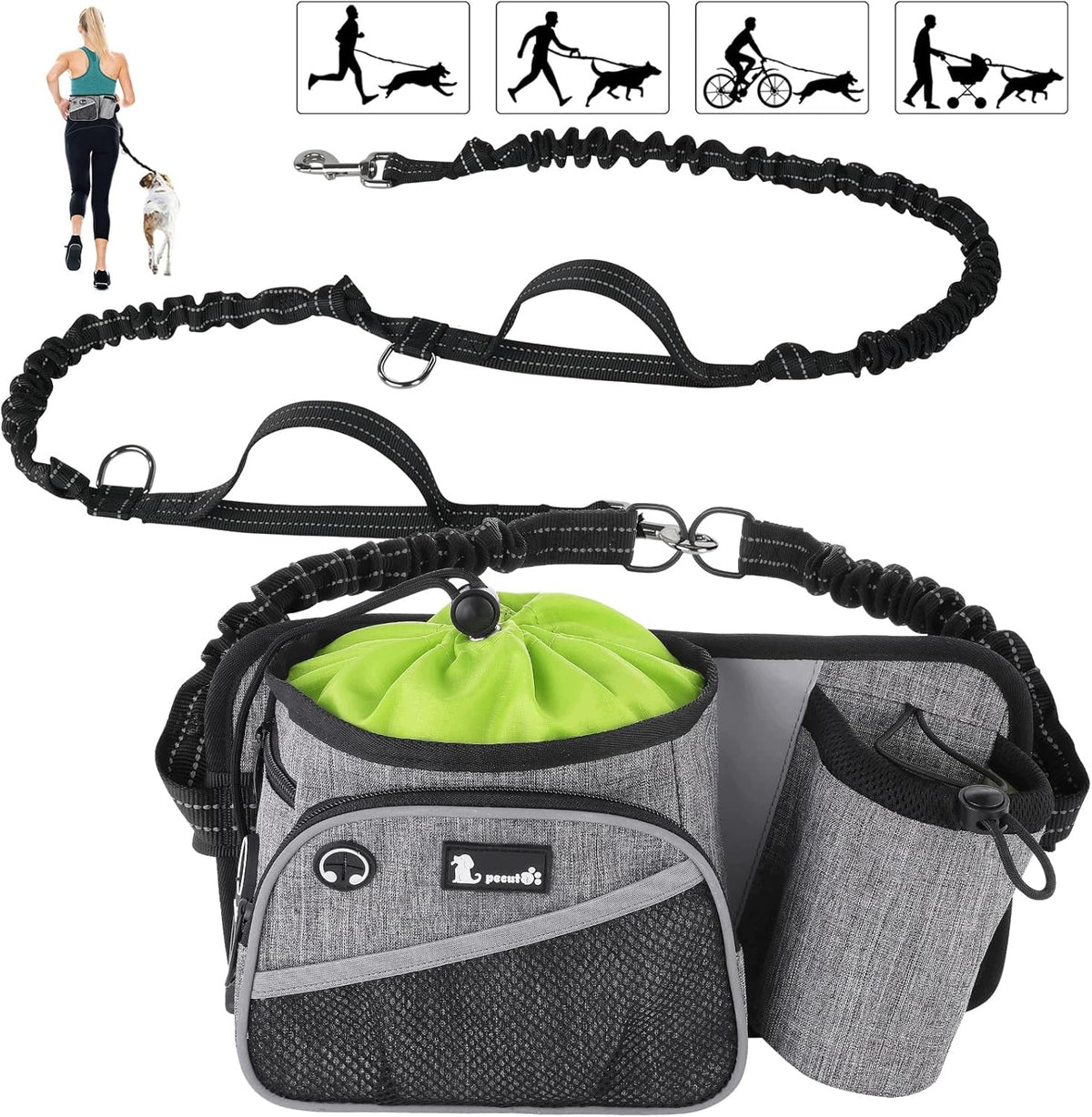 RUNNING LEASH FOR DOG WITHOUT HANDS 100KG TRAINING KIDNEY