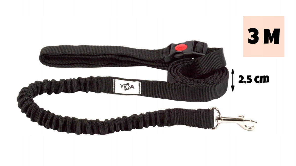 RUNNING LEASH WITH DOG Sports SHOCK ABSORBER 3m Packaging status original