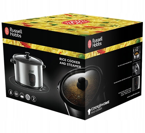 RUSSELL HOBBS 19750-56 RICE-WAR COOK@HOME steaming fish and vegetables
