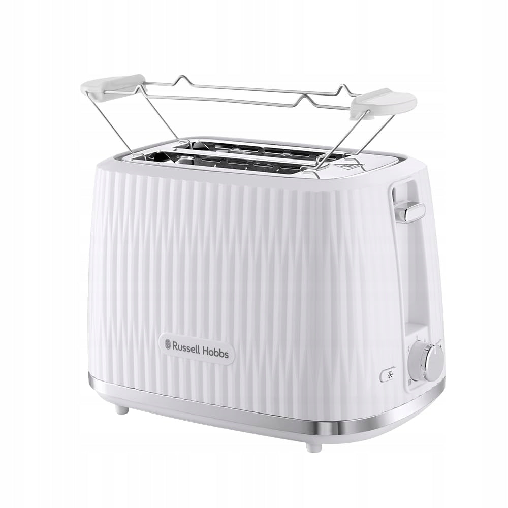 RUSSELL HOBBS Toaster 2 Slices 6 Degree Care Heating Function White