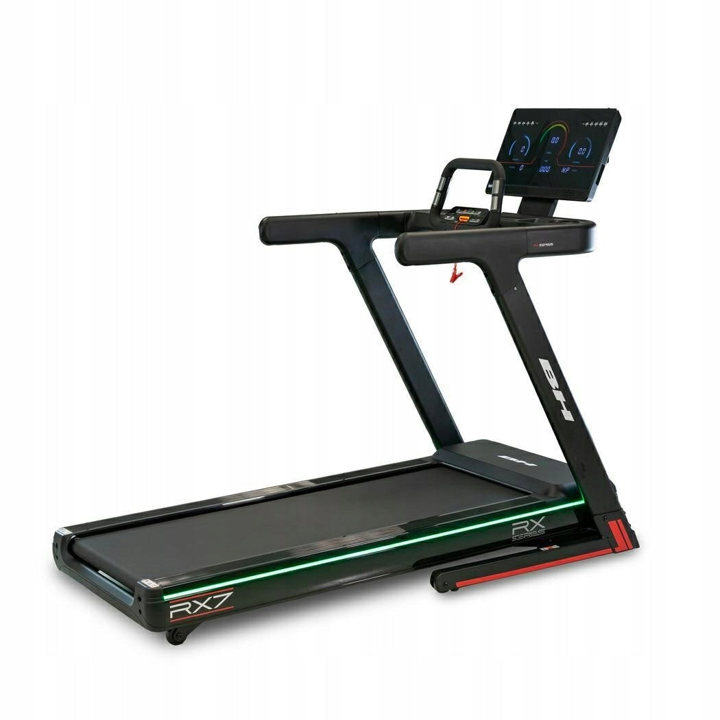 RX7 Led BH Fitness Electric Training Treadmill + Equipment Mat