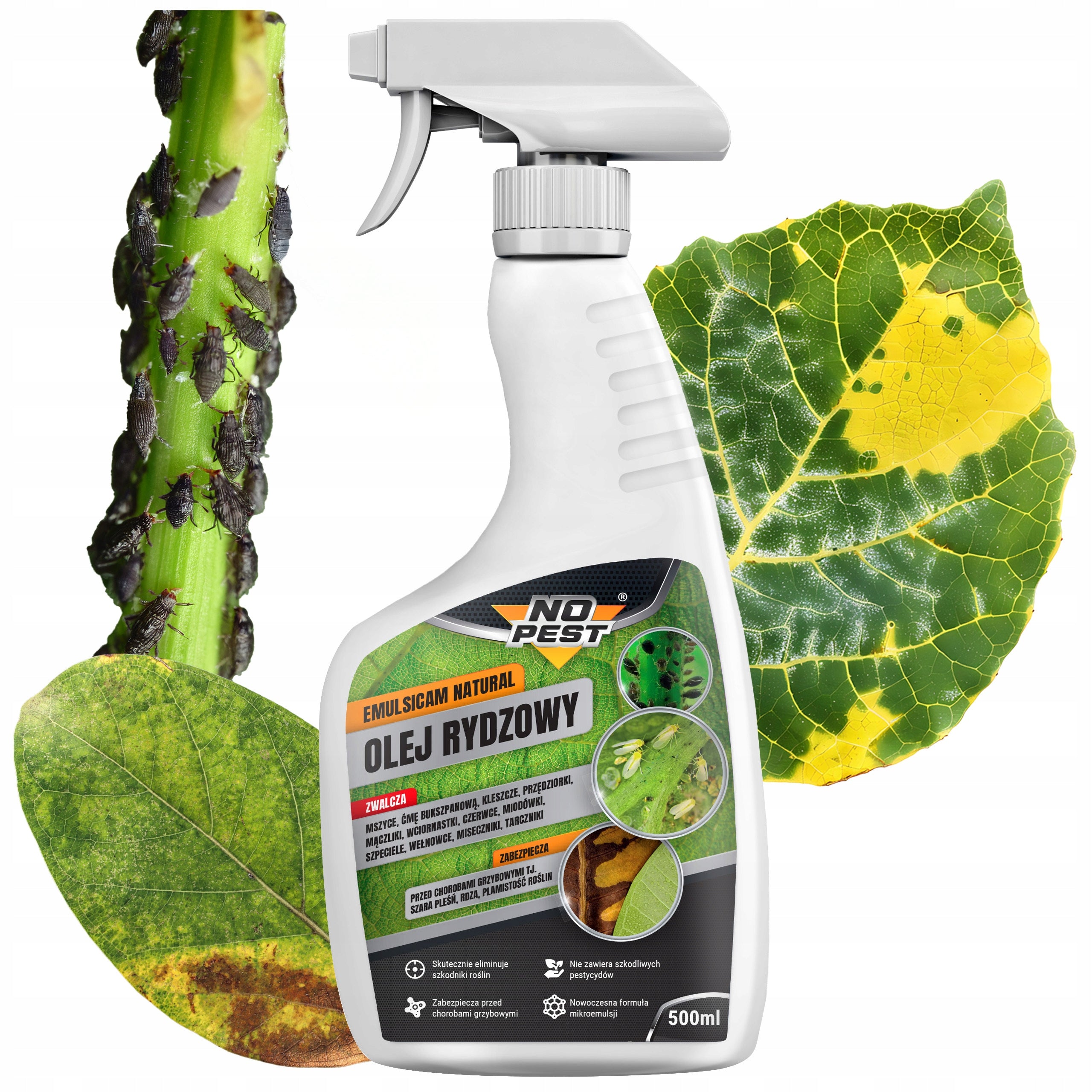 RYE OIL PREPARATION LIQUID FOR APHIDS MOTH TICKS SPIDER MITES NO PEST 500ML