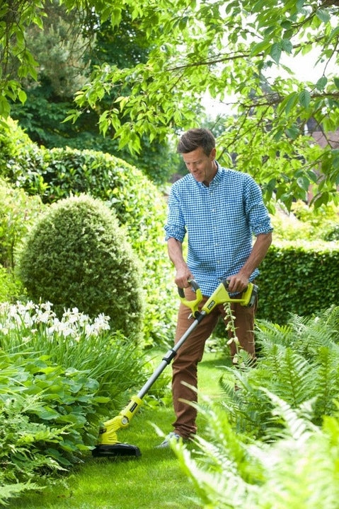 RYOBI 18V+ 2x2AH CORDLESS TRIMMER + CHARGER Manufacturer code RLT183222S